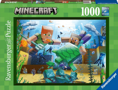 Minecraft Mosaic 1000 Piece Puzzle